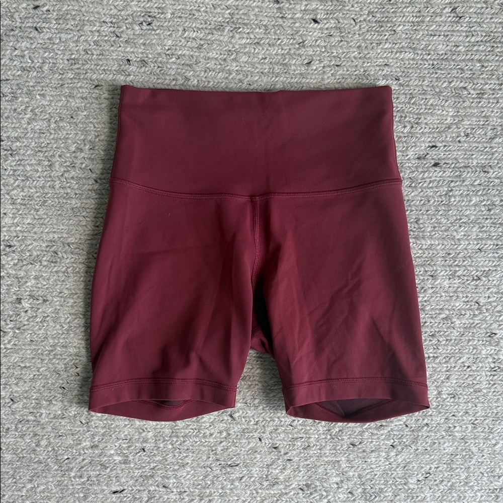 Lululemon Athletica dark pink Bike Shorts